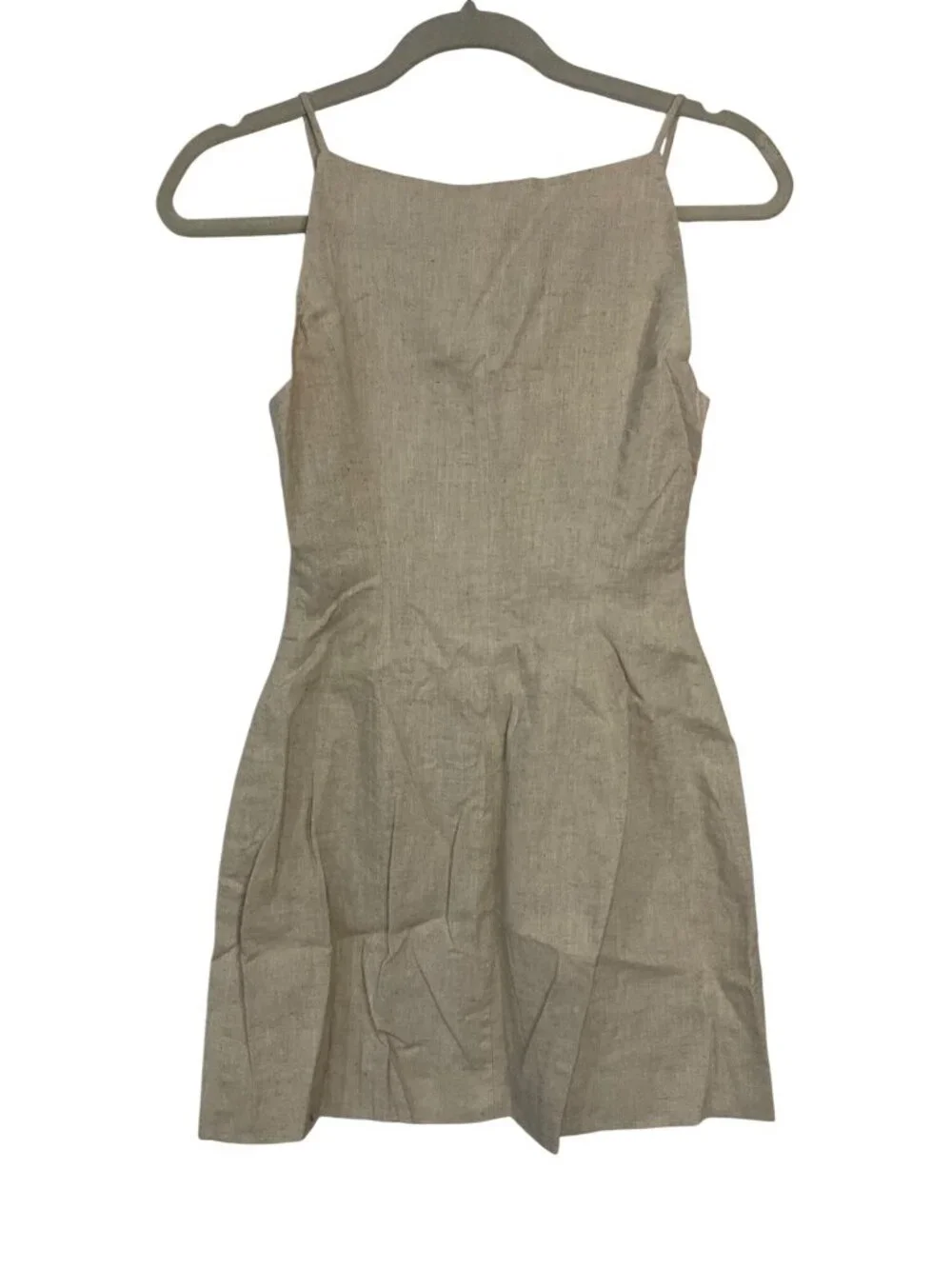SNDYS Allegra Linen Mini Dress in Natural New Womens - Picture 7 of 11